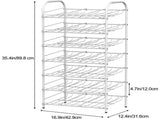 7-Tier Can Organizer Rack Dispenser for Pantry, White 38562795