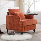 COOLMORE Wood Frame Armchair, Modern Accent Chair Lounge Chair for Living Room,Tufted Club Chair, W395P151909