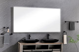 ZUN 72x 36Inch LED Mirror Bathroom Vanity Mirror with Back Light, Wall Mount Anti-Fog Memory Large W127253476