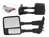 Power Heated SMOKE Turn Signal Light For 99-07 Ford F250 Super Duty Tow Mirrors 56498561