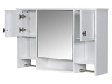 35'' x 28'' Modern Wall Mounted Bathroom Storage Cabinet, Bathroom Wall Cabinet with Mirror, 20410048