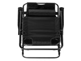 Portable Dual Purposes Extendable Folding Reclining Chair Black 17184383