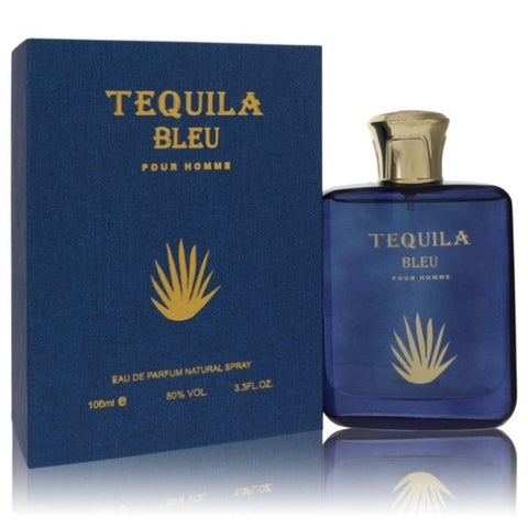 Tequila Pour Homme Bleu by Tequila Perfumes Eau De Parfum Spray 3.3 oz for Men FX-559935