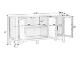 Storage cabinet in the entrance to the living and dining room, large storage space, 3 doors, stylish N780P330602B