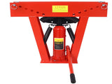 12 Ton Pipe Bender Manual Hydraulic, Piping Bending Exhaust Tube Fabric with 6 Dies, Adjustable 56059196