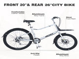 7 Speed, Aluminum Alloy Frame, Multiple Colors 26 Inch Bike,Cargo Bike for Women and Men 58126298