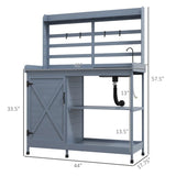 Garden Work BenchOpen Shelf Storage 74065085