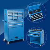 Tool Chest, 8-Drawer Rolling Tool Storage Cabinet with 2 in 1 Detachable Top Tool Box, Liner, W2660P272883