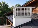 17 x 17 Inch Chimney Cap, Secure Mesh Fireplace Cover for Clay Flue & Shingles, Stable & Easy to 65951029