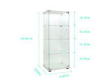 Tempered Glass Display Cabinet,Wine Cabinet,storage Cabinet,File Cabinet,with Battery-powered paipai W3155P268118