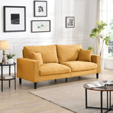 74" High Resilience three seater Sofa, Wooden Frame 3 Seat Sofa, Comfy , Modern Upholstered Sofa, W311P221215