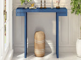 U-Style Large 60-Inch Console Table with Geometric Clean Lines Design,Stylish Entryway Table with N711P303209V