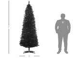 7 foot black Christmas tree with bracket 92112896