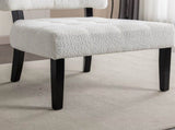 Movile Boucle Tufted Accent Chair with Oversized Seating, White T2574P185198