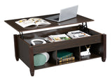 Lift Top Coffee Table Modern Furniture Hidden Compartment and Lift Tabletop Brown 11672381