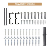 276" x 71''Retractable Side Awning, Waterproof & UV-Resistant, Privacy Screen Divider Roll Up W419P286393