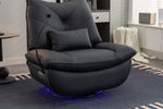 ZUN 270 Swivel Glider Recliner Chair, Power Recliner Rocking Chair, USB Port Charge for Nursery Chair W1752P175454