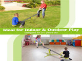 Kids Rotating Seesaw 70.9"x26.4"x27.6", Plastic & Iron Pipe Construction 154LBS Combined Weight 32438846