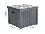 51gal 195L Outdoor Garden Plastic Storage Deck Box Chest Tools Cushions Toys Lockable Seat 97153412