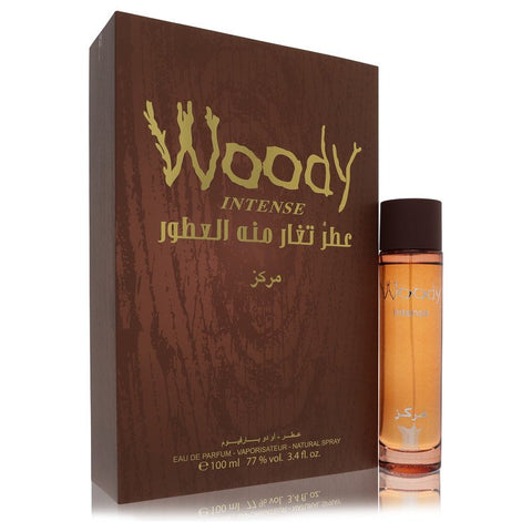 Arabian Oud Woody Intense by Arabian Oud Eau De Parfum Spray 3.4 oz for Men FX-565409