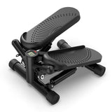 ZUN Steppers for Exercise - Mini Stair Stepper Machine with Resistance Bands 330lbs Twist Stepper 51886384