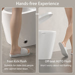 ZUN ST-ZGP-01 Smart Toilet with Heated Bidet Seat, One Piece toilet with AUTO Open&Close, Foot Kick W1872P191950