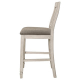 Nutmeg and Rustic Cream Counter Height Chair B062P153683