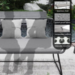 ZUN Outdoor Furniture 4 Piece wicker patio furniture set,glass table,With cushion,Suitable for patio, W2071P281624