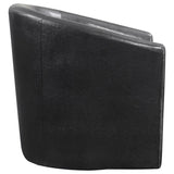 Dark Brown Swivel Armchair B062P145568