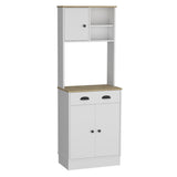 ZUN Albany Kitchen Pantry with 3-Doors Cabinet and Drawer B200P188855