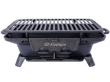 Oval Cast Iron Grill Outdoor, Portable Charcoal Grill and Tabletop Cast Iron Skillet - 100% Cast 98855605