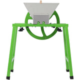7L Manual Juicer Grinder With stand,Portable Fruit crusher with wheel Stainless Steel fruit Scratter W46563694