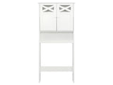 2-Door 3-Shelf Painted MDF Toilet Cabinet Melamine-Faced Particleboard Bathroom Vanity 69668108