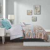 ZUN Twin Boho Comforter Set with Bed Sheets B03595867