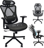 Mesh Office Chair,Ergonomic Office Chairs with Wheels,Adjustable Lumbar T3060P270150