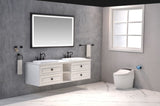 Bathroom led mirror is multi-functional and each function is controlled by a smart touch button. W2152130269