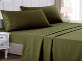 Bed Sheets 4-Piece Set OEKO-TEX Certified Bedding with Fitted Sheet, Flat Sheet & Pillowcases 03335412