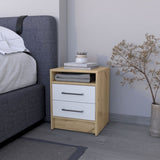 Philadelphia Nightstand, Two Drawers, Concealed Shelf B128P148786