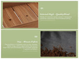 Bed - Cedar Planter with Non-Woven Liner, Bottom Drainage, 30-Inch Height, 48 x 24 x 30 in Sizes for 32387619