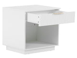 NightStand with One Drawer&Shelf White 84481562