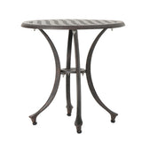 Outdoor 19" Cast Aluminum Side Table N773P348299B