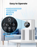 ZUN Air Purifiers for Home Large Room up to 600 Ft², VEWIOR H13 True Hepa Air Purifiers for Pets Hair, 60007427