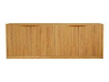 59-inch modern wavy sideboard, curved contour design storage cabinet, 4-door cabinet with storage W1162P339086