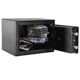 Mini Wall-in Style Electronic Code Metal Steel Box Safe Case 17EF Black 61958008