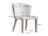 Modern Dining Chair with Carbon Steel Legs Comfortable Seating for Home & Office W2699P338888
