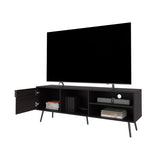 Mescal Tv Stand Multistorage with a Door and Open Storage, Wengue B128P263711