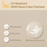 24x24 Inch Outdoor Deep Seat Cushion Set - Waterproof Fade-Resistant Patio Furniture Cushions with W419P290474