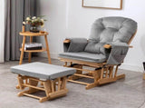 Glider Rocker Replacement Cushions with Storage Pocket, 5PCS, Soft Velvet Thickened, Washable 78460623