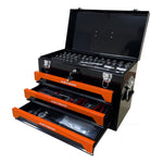 ZUN 3 Drawers Tool Box with Tool Set--Orange 49944963