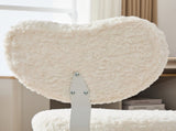 Artificial rabbit hair Meditation Chair Plus, Legged Chair with Wheels, ADHD Chair, Criss 05191660